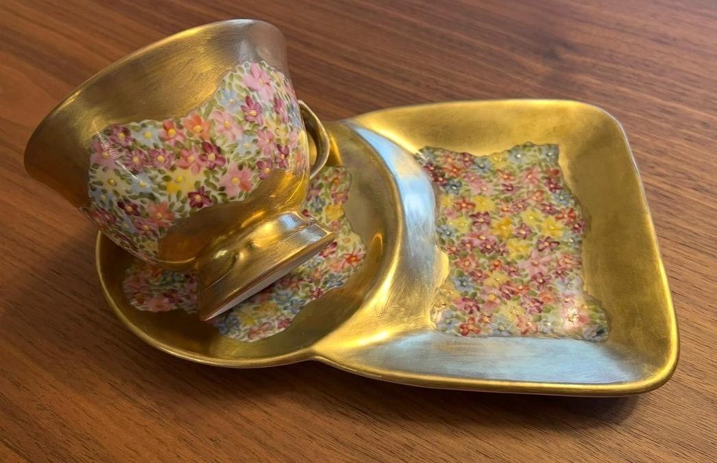 Tipos de flores na pintura em porcelana